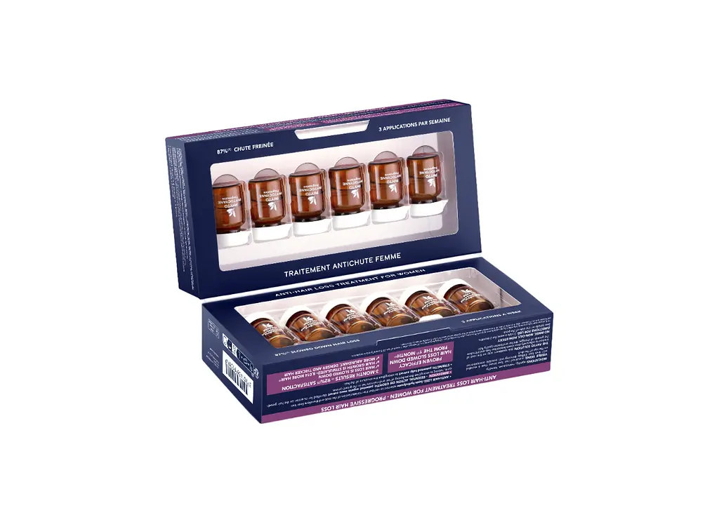 Засіб проти випадання волосся Phyto Phytocyane Traitement Antichute Femme 60 мл (5 мл х 12 шт. ) - фото 3