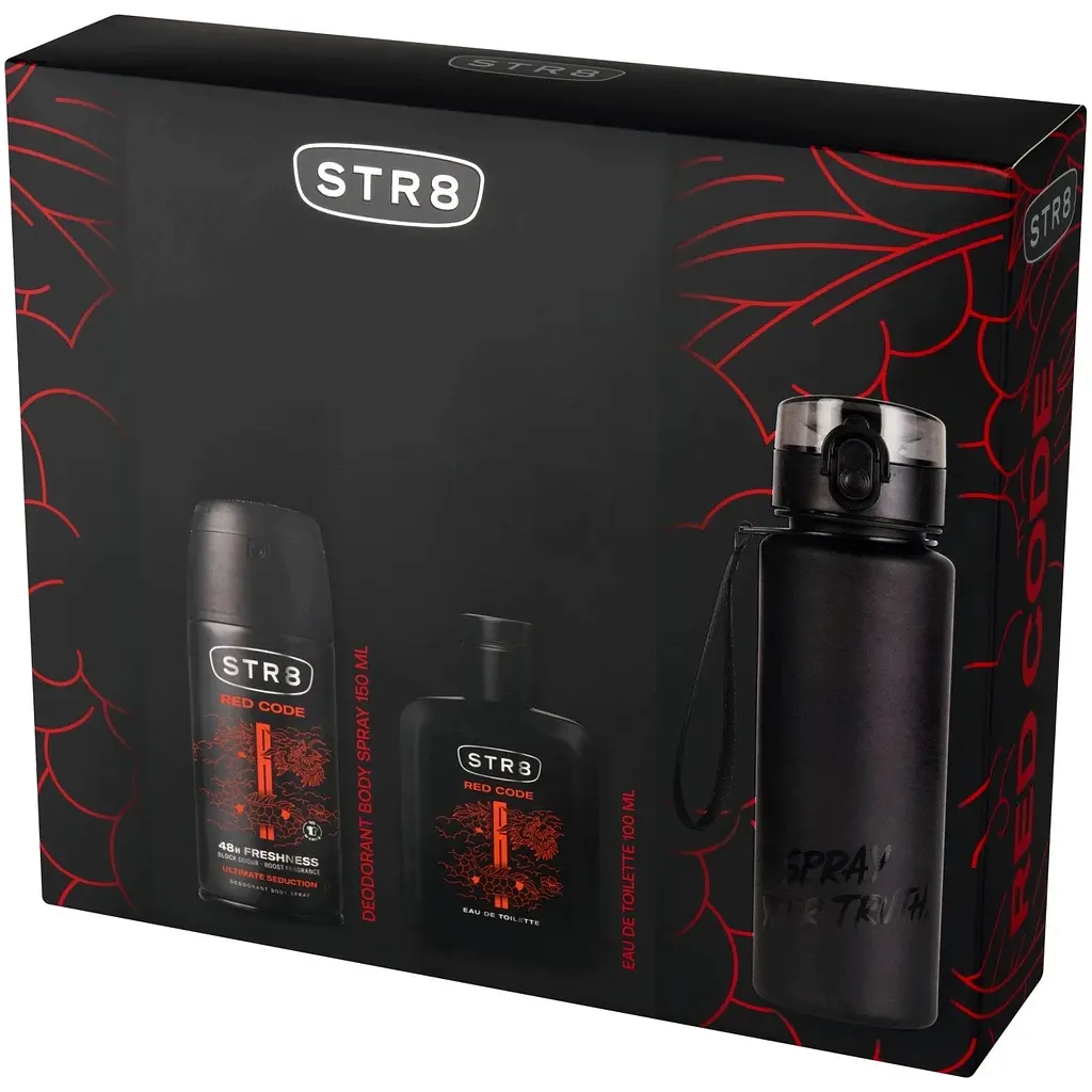 Подарунковий набір STR8 Red Code Туалетна вода 100 мл + Дезодорант-спрей 150 мл