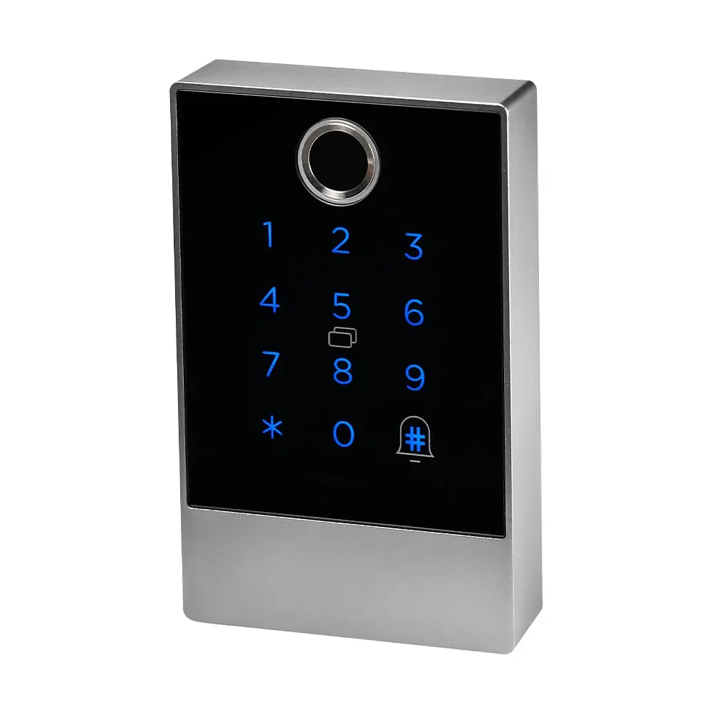 Клавіатура з Bluetooth, з контролером, зчитувачем відбитків пальців та карт Mifare Trinix TRK-1106BTFW (71-00054) - фото 2