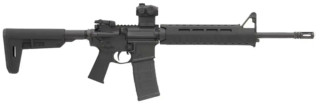 Пример Magpul MOE TR Carbine Stock Mil-Spec для AR15 черный - фото 4