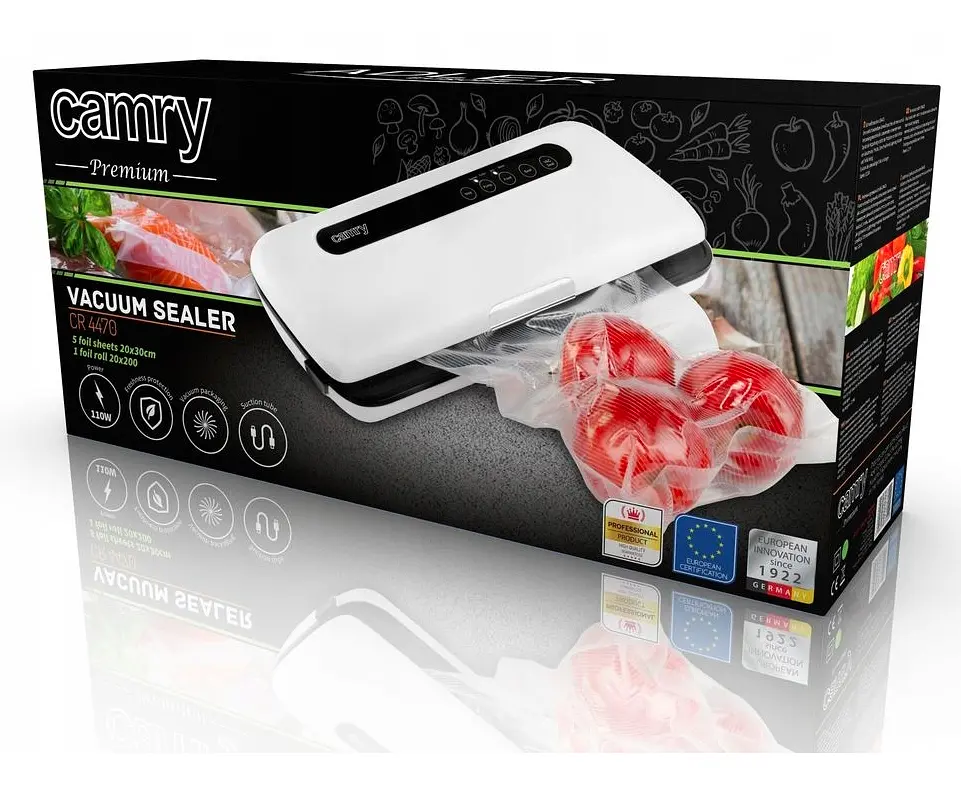 Вакууматор Camry CR 4470 для пакування їжі + 5 пакетів - фото 8