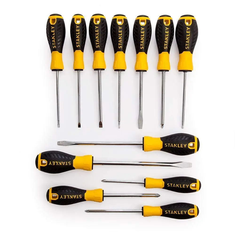 Набір викруток Stanley Essential SL, PH, PZ, Torx 12 шт