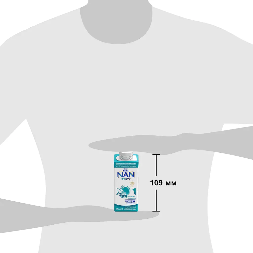 Суміш дитяча початкова NAN 1 OptiPro молочна рідка з 5 олігосахаридами для дітей з народження 200 мл (944870) - фото 6