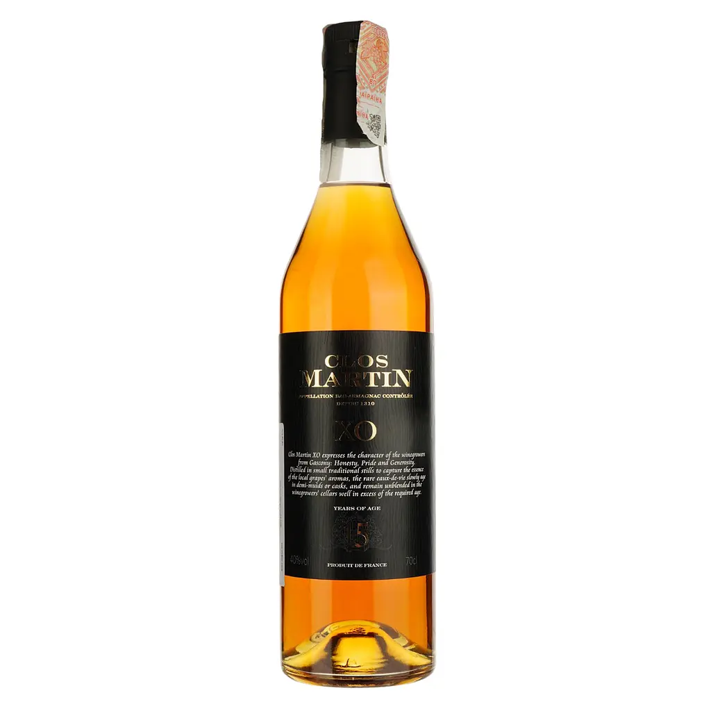 Арманьяк Clos Martin Armagnac 15 лет XO 40% 0.7 л (713933) - фото 2