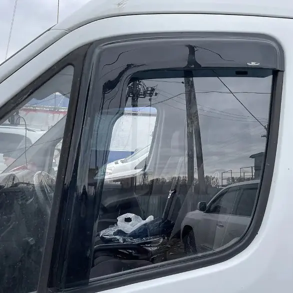 Дефлектори вікон вітровики HIC для Mercedes Sprinter (W906) / Crafter 2006- Вставні Оригінал (MB27-IN) - фото 3