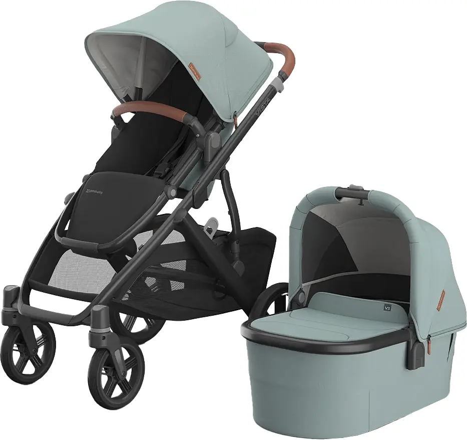 Універсальна коляска 2 в 1 Uppababy Vista V3 Kenzi Mystic Aqua (0303-VIS-EU-KNZ) - фото 11