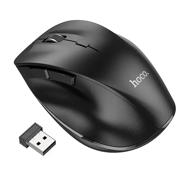 Бездротова миша Hoco GM24 Mystic Six-Button Dual-Mode Business Wireless Mouse Black - фото 3