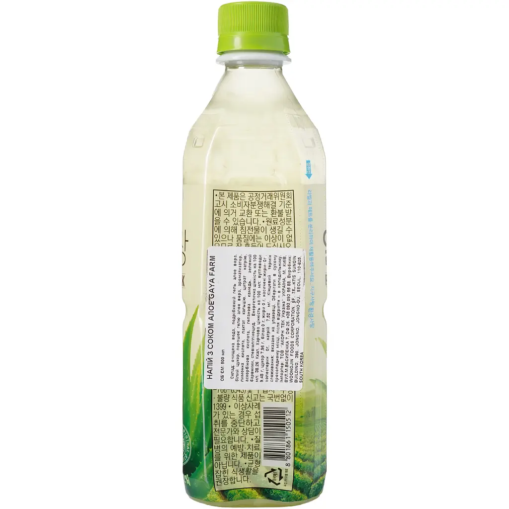 Напій Woongjin Gaya Farm з соком алое 500 мл - фото 4
