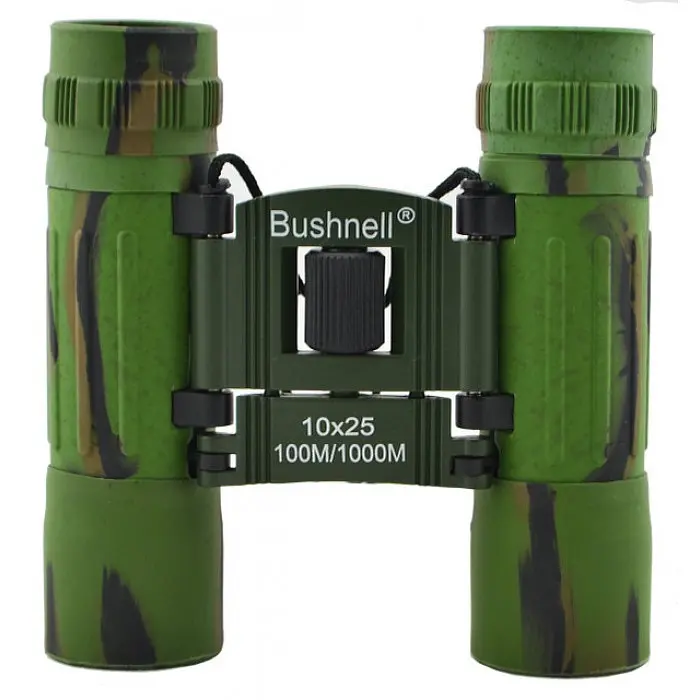 Бінокль туристичний із чохлом камуфляж Bushnell 2675-1 10х25 - фото 6