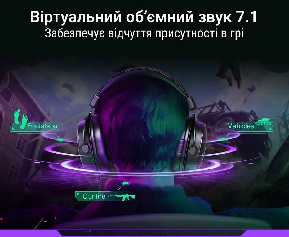 Ігрова гарнітура Fifine H9 Black (H9) - фото 8