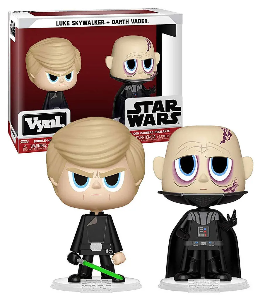 Набір фігурок Funko Pop Фанко Поп Darth Vader and Luke Люк Скайуокер і Дарта Вейдер Star Wars 10 см SW DB LS - фото 2