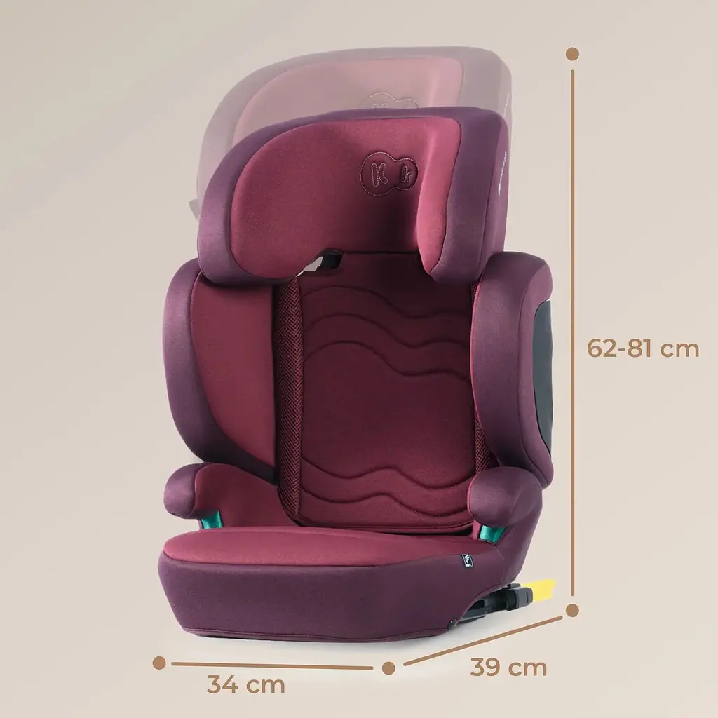 Автокрісло Kinderkraft Xpand 2 i-Size Cherry Pearl червоне KCXPAN02RED0000 (00-00305186) - фото 7