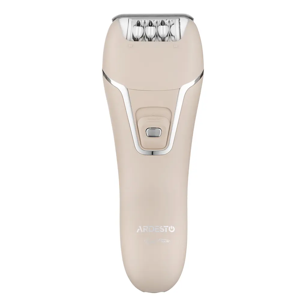 Ardesto Эпилятор 2в1 Pearl Cream LESH-Y700PERL, пинцетный, аккумул., пинцет.-18, сухой, насадок-2, бежевый - фото 2