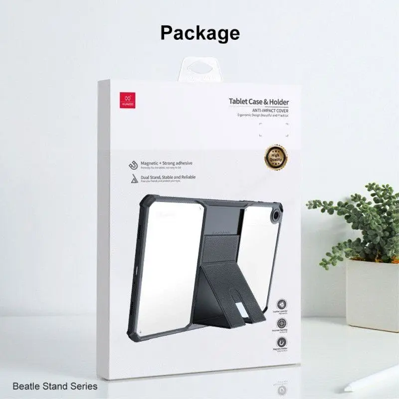 Чохол накладка з підставкою HunDD з посиленими кутами для для Samsung Galaxy Tab A9 (8.7'') Чорний - фото 7
