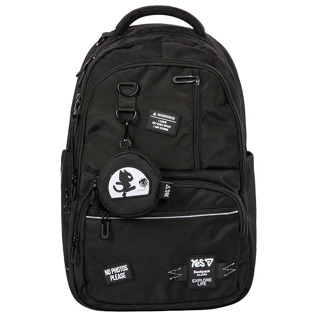 Рюкзак шкільний  ортопедичний шкільний Yes Black Cat TS-50L - фото 2