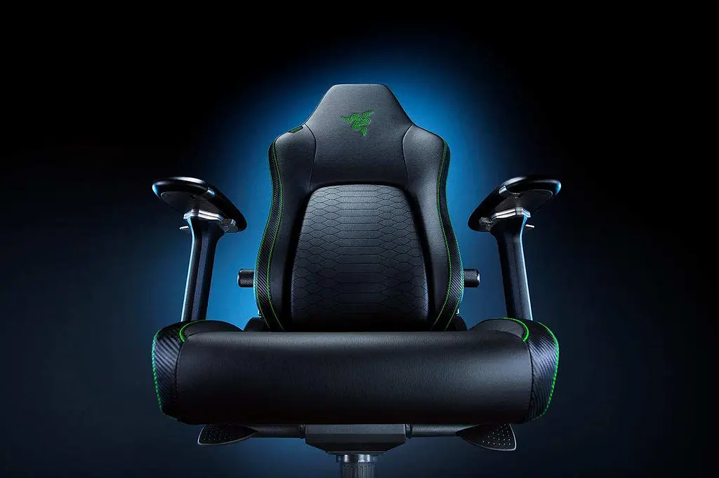 Комп'ютерне крісло для геймера Razer Iskur V2 Green (RZ38-04900100-R3G1) - фото 4