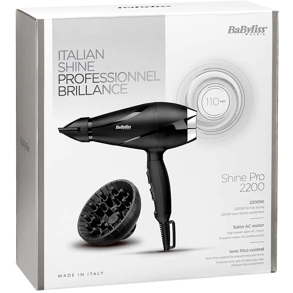 Фен BaByliss Shine Pro чорний (6713DE) - фото 6