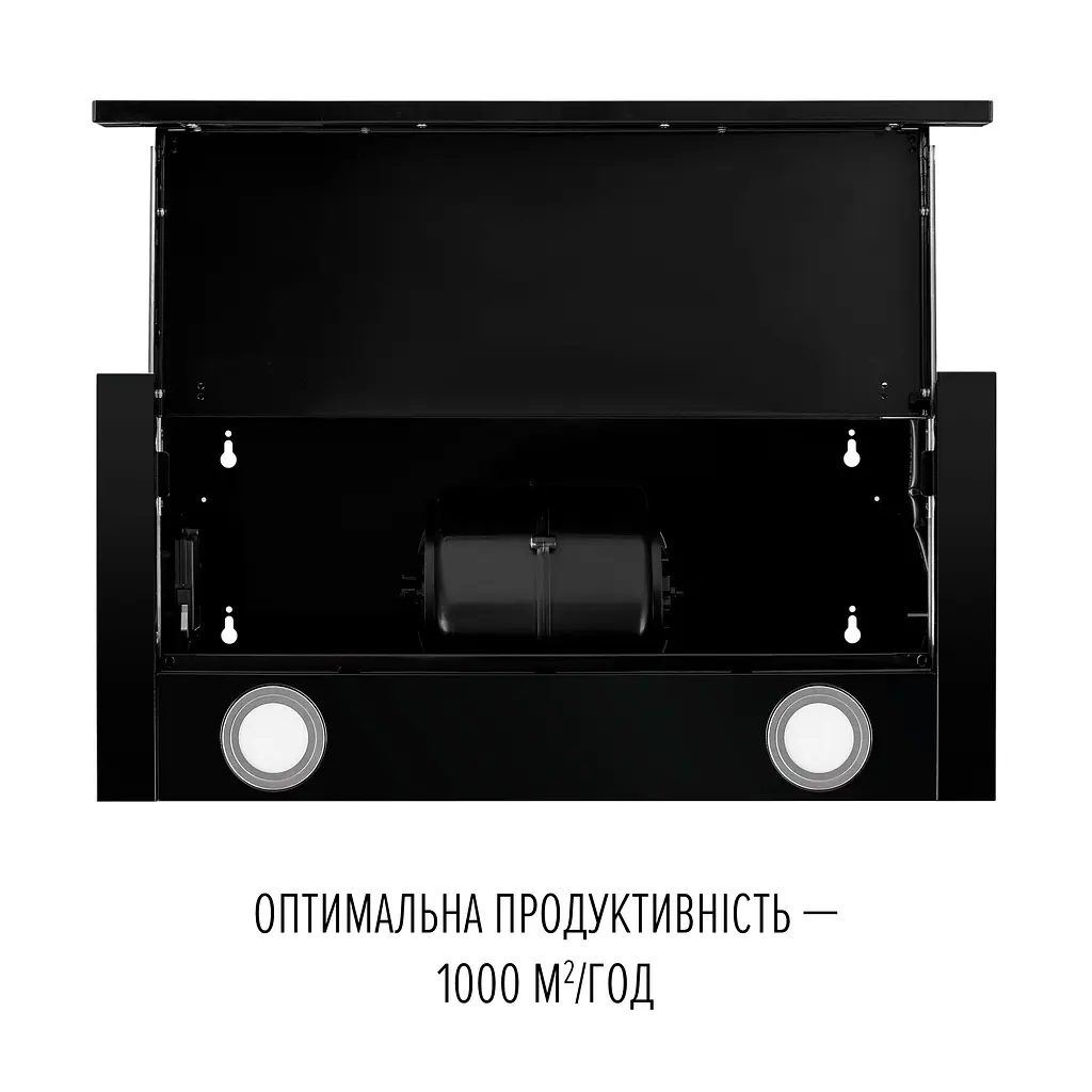 Витяжка телескопічна PERFELLI TL 6622 Full BL 1000 LED - фото 8
