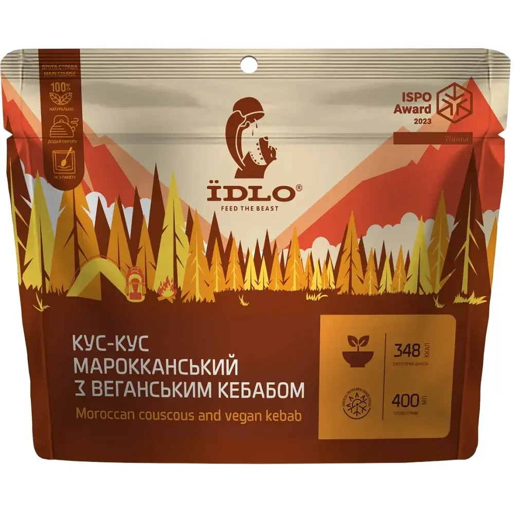 Кус-кус ЇDLO марокканський з веганським кебабом 90г