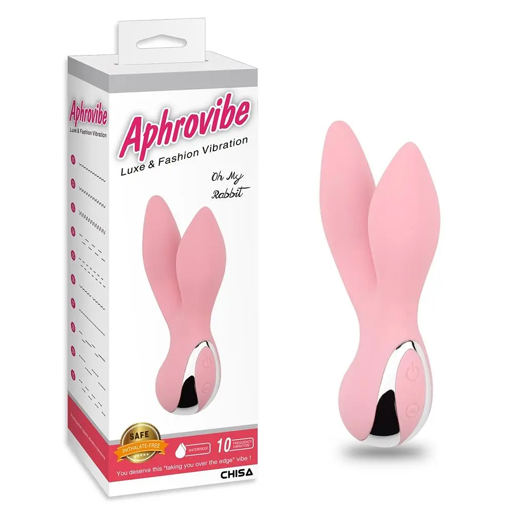 Вібратор Aphrovibe Oh My Rabbit 13.5 см рожевий - фото 6