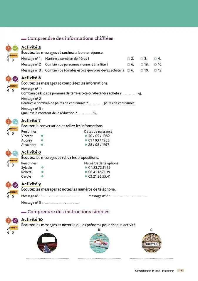 Le DELF A1 100% réussite Livre + CD - фото 5