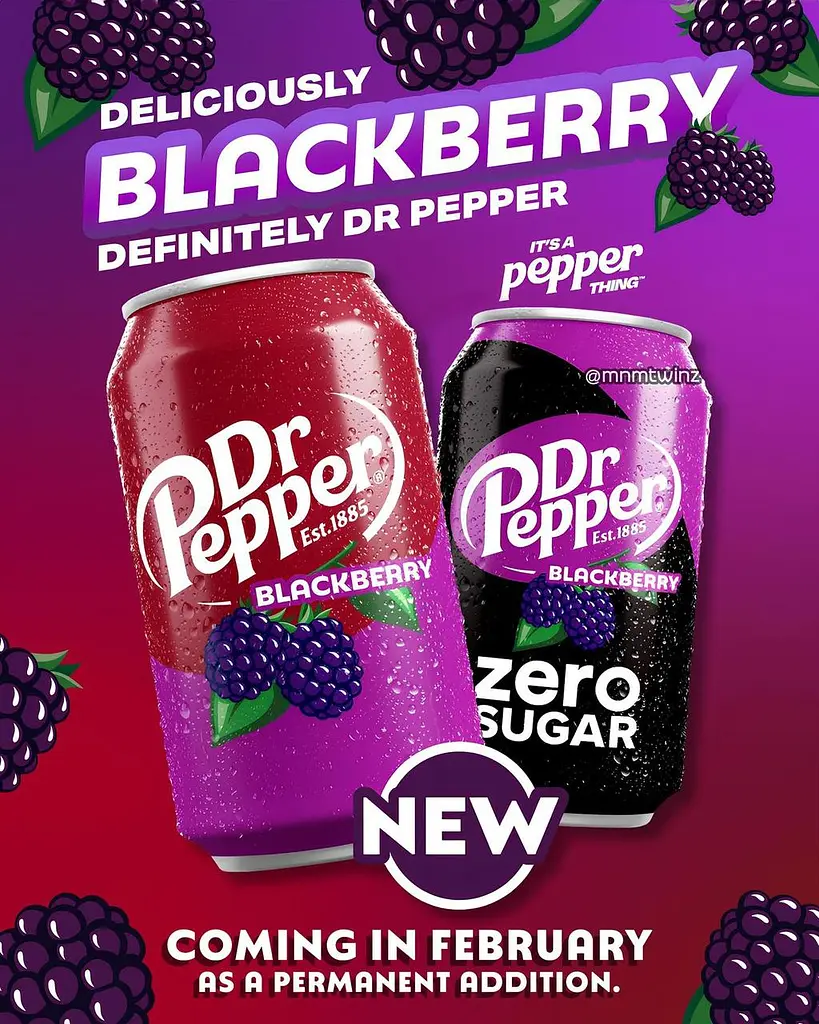 Газований напій Dr Pepper Blackberry 355 мл - фото 5