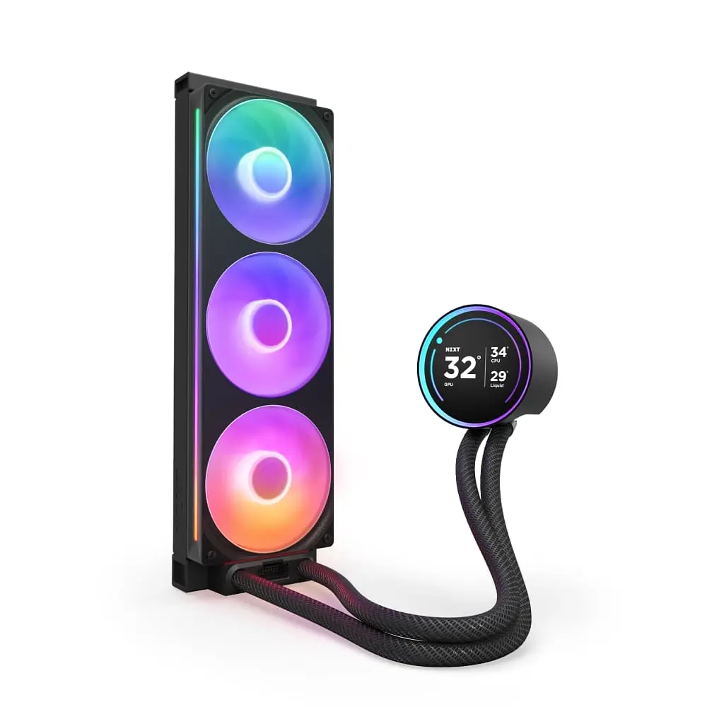 Система водяного охолодження NZXT Kraken Elite 360 RGB Black (RL-KR36E-B2) - фото 2