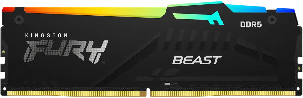 Оперативна пам'ять Kingston Fury 32GB DDR5 5600MHz Beast RGB Black (KF556C36BBE2A-32) - фото 2