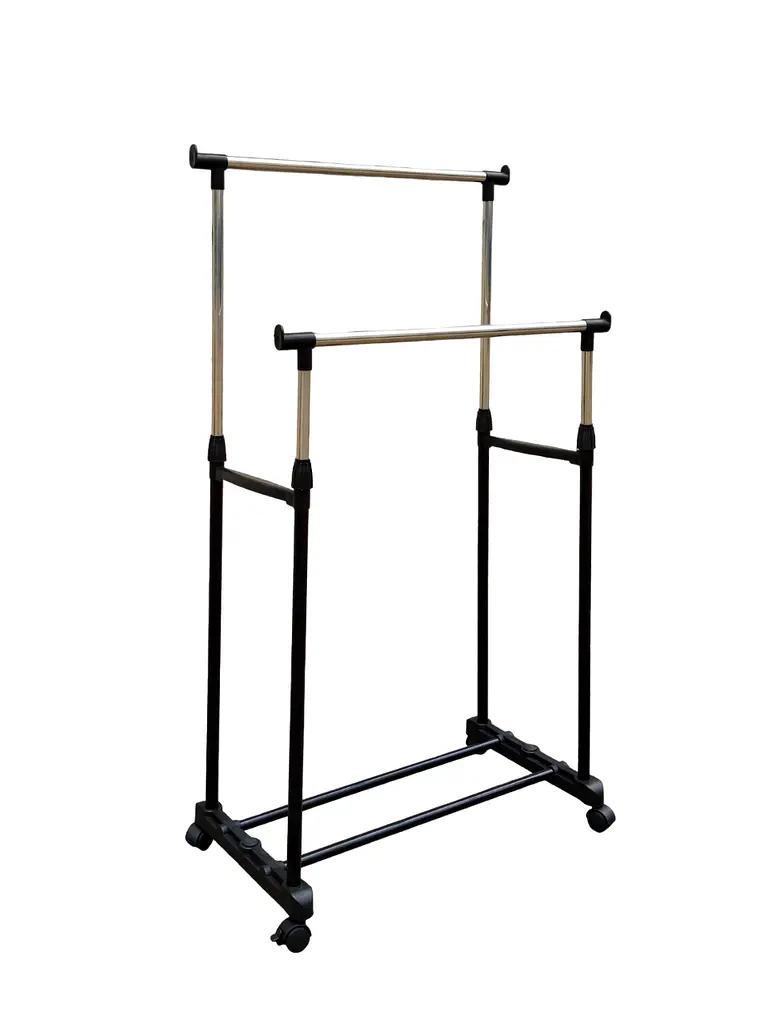 Стойка-вешалка для одежды Vezzer двойная не телескопическая 1.4 м (VZ8030) - фото 2