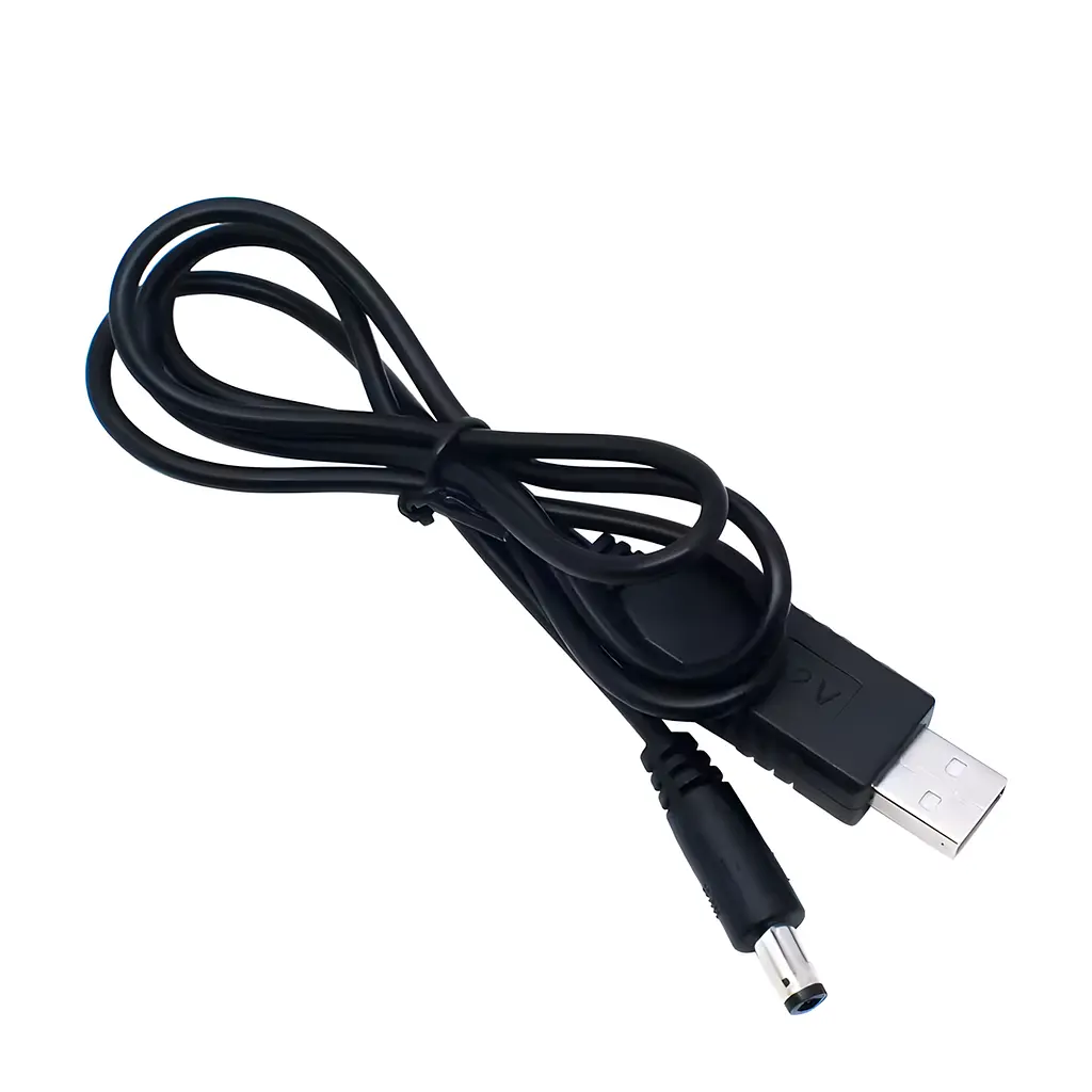 USB-кабель із підвищенням напруги з 5V до 12V, роз'єм 2.1 x 5.5 мм, для живлення роутера від powerbank