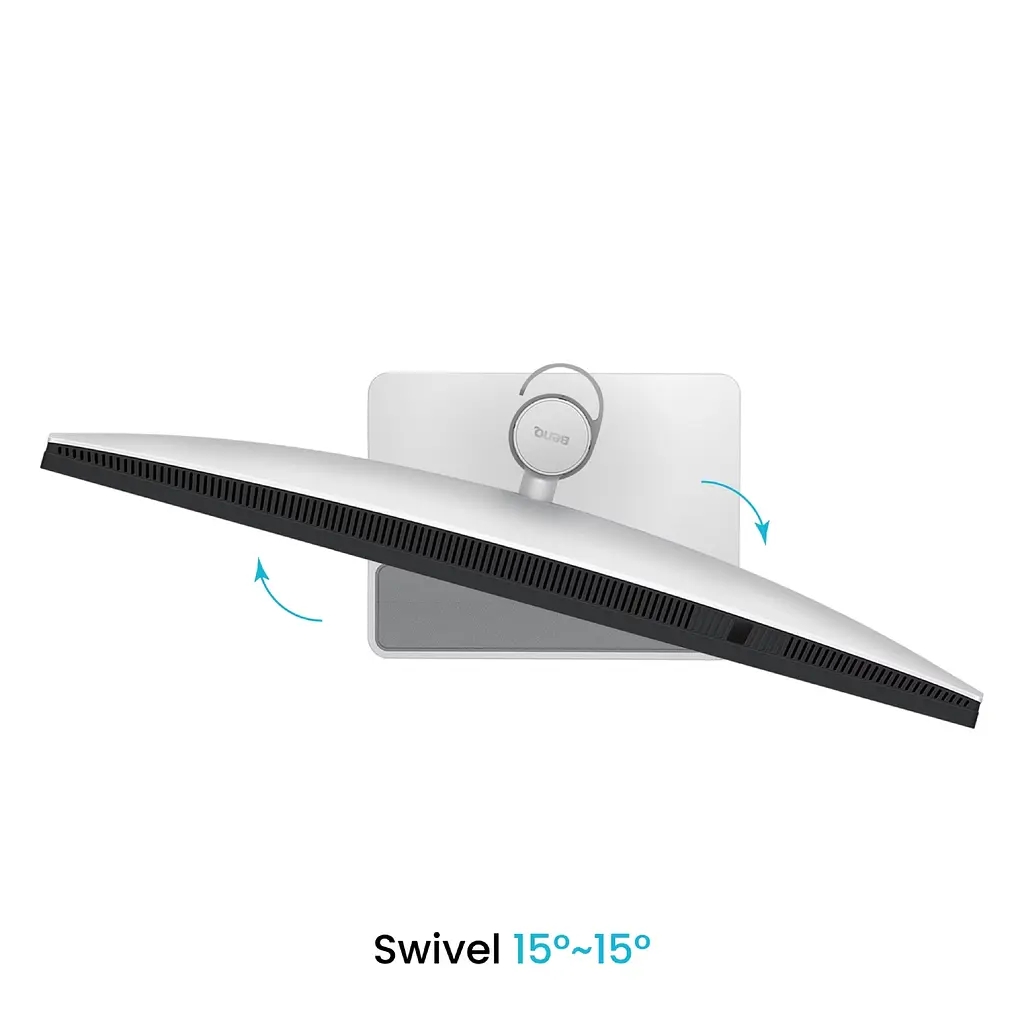 TFT 31.5" BenQ MA320UP, IPS, 4K, 2хHDMI, USB-C, HAS, Pivot, кол., сріблясто-сірий - фото 3
