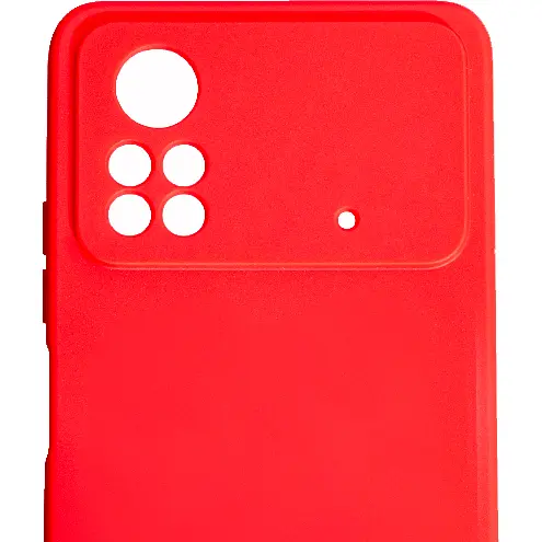 Чохол Wave Silicone Cover для Xiaomi Poco X4 Pro 5G Red [72851] - фото 3