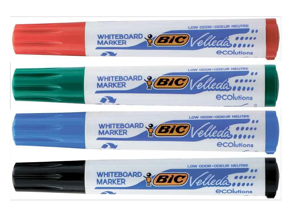 Набір маркерів BIC 4шт для сухост. дош. Velleda, bc904941