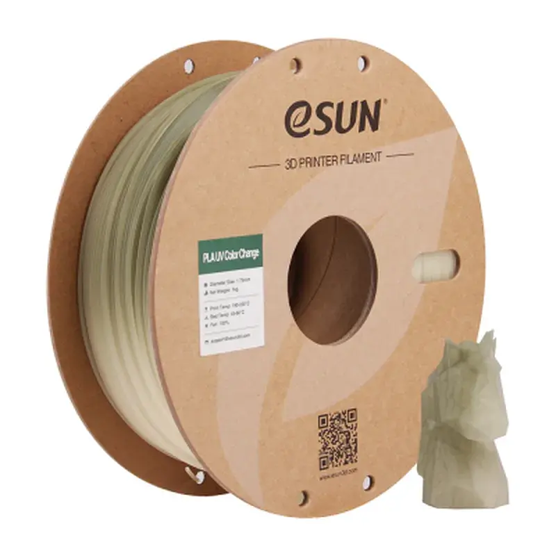 Пластик для 3D-принтера eSUN PLA UV 1,75mm 1kg Green (PLA-UV CC175UV-G1P1) - фото 5