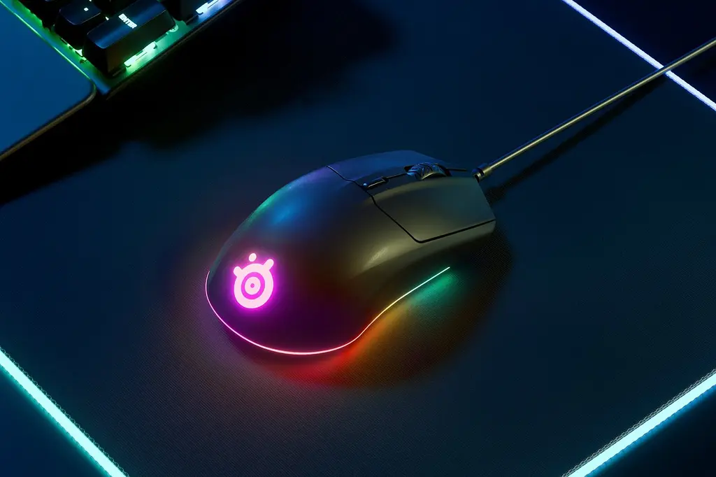 Мишка SteelSeries Rival 3 Gen 2, RGB, Чорний - фото 5