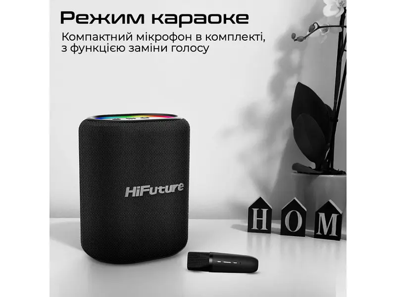 Портативная колонка HiFuture Vocalist 100 Black (vocalist100.black) - фото 8