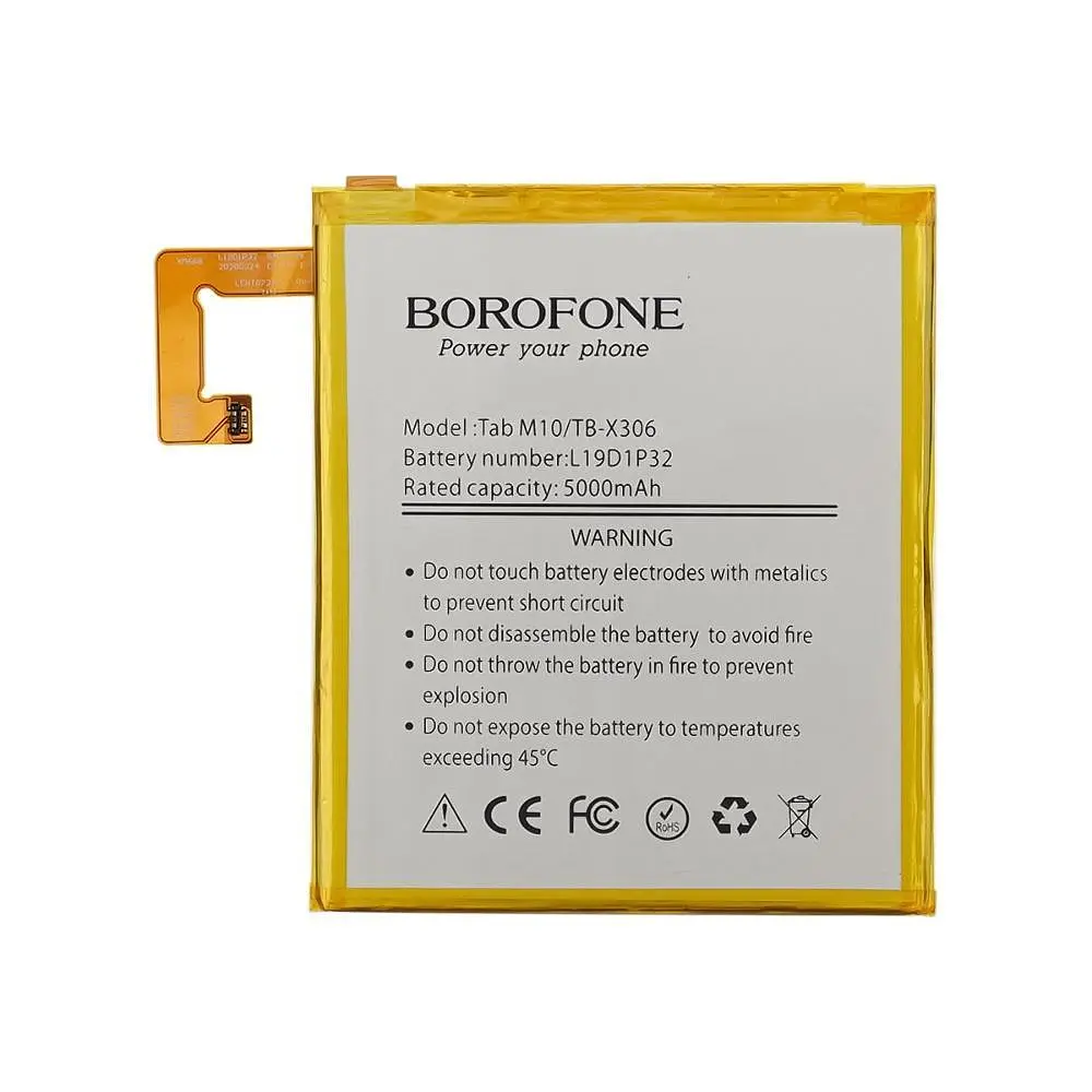 Акумулятор Borofone L19D1P32 для Lenovo X606 M10 Plus 2nd Gen/Tab M10 (2023) - фото 2