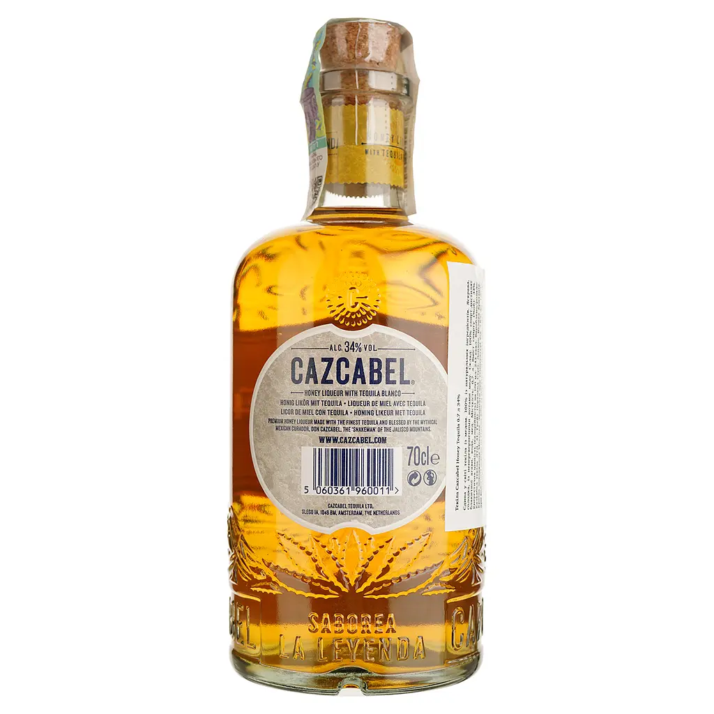 Ликер Cazcabel Honey Liqueur with Tequila Blanco 34% 0.7 л - фото 2