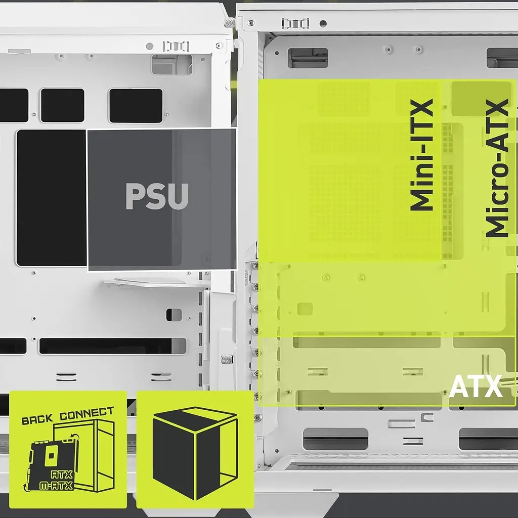 Корпус MSI MAG PANO 100L PZ WHITE (MAG PANO 100L PZ WHITE) без блока питания - фото 8
