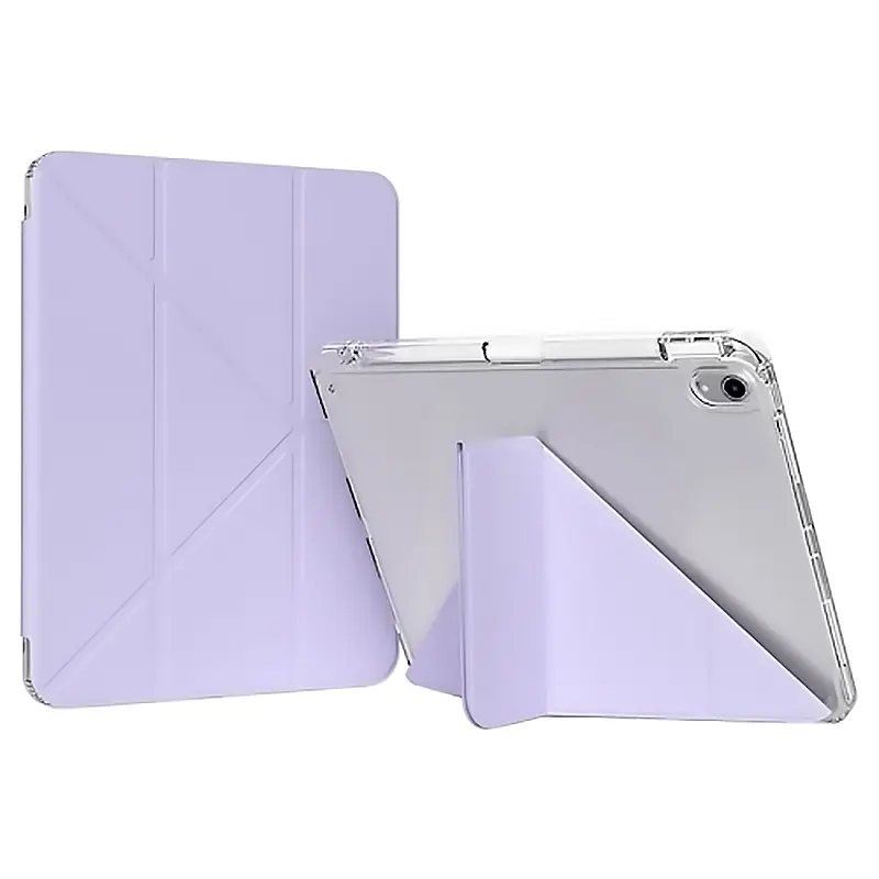 Чохол-книжка BeCover Ultra Slim Origami Transparent з кріпленням Apple для Apple iPad Mini 7 2024 Purple (712937) - фото 2
