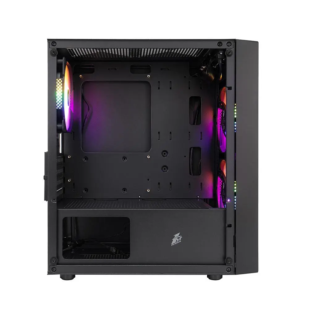 Корпус 1stPlayer BS-2-BK-3F1 Black без БП (BS-2-BK-3F1) - фото 4