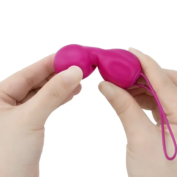 Набор вагинальных шариков Nomi Tang IntiMate Kegel Set, 2 шт., фиолетовый - фото 3