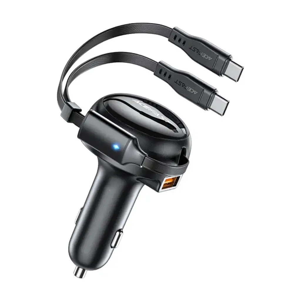 Зарядний пристрій Acefast 3xUSB 53W (2xUSB-C+USB-A) + cable USB-C 2in1 B13 (6974316282921) - фото 4