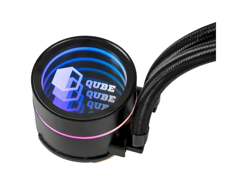 Водяне охолодження QUBE ZT-240 Black - фото 3