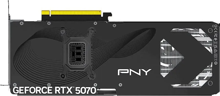 Відеокарта PNY RTX 5070 12GB Overclocked Triple Fan (VCG507012TFXPB1-O) (GDDR7, 192 bit, PCI-E v5.0 x16) - фото 5