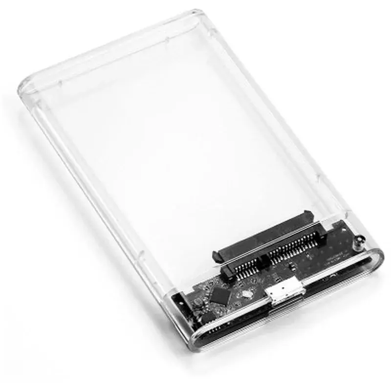 Кишеня зовнішня Dynamode 2.5" SATA HDD/SSD USB 3.0 Transparent (DM-CAD-25316) - фото 3