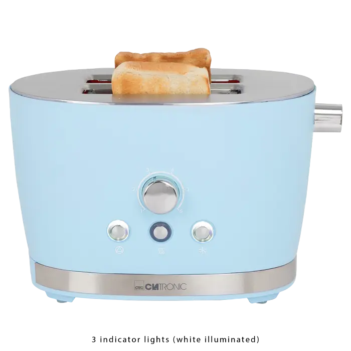 Тостер Clatronic TA 3690 Blue - фото 3