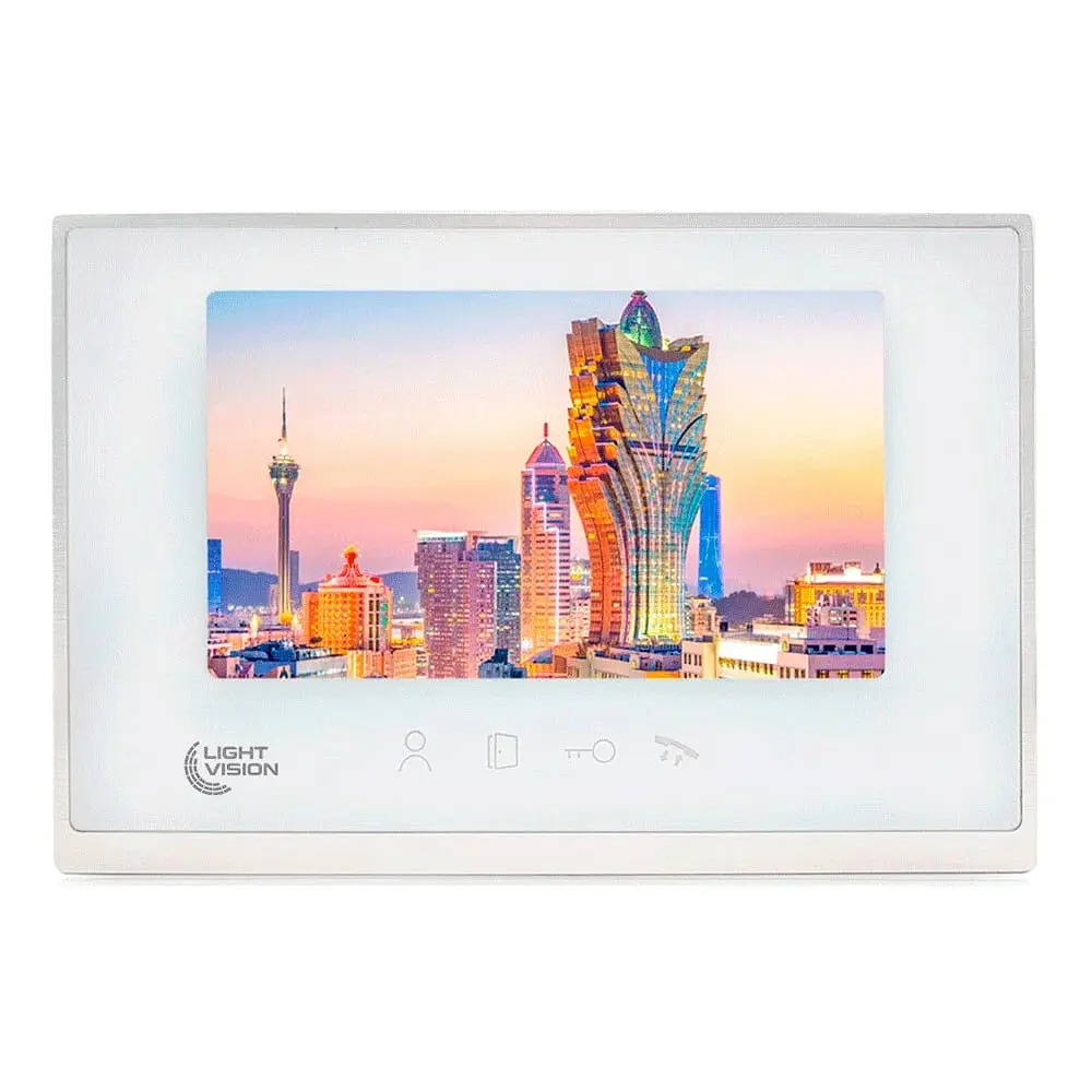 Відеодомофон 7” Light Vision MACAO FHD White (82-00202) - фото 7