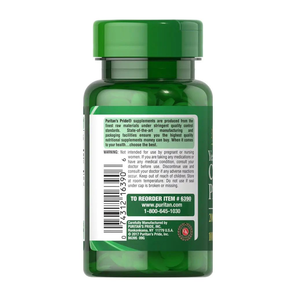 Хром піколінат Chromium Picolinate 200 mcg Yeast Free 100 таблеток - фото 3