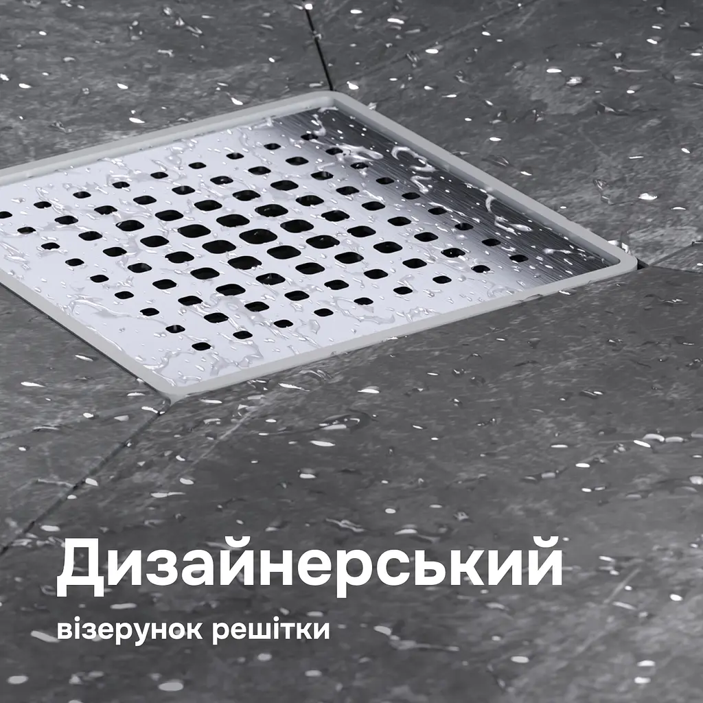 Трап для душу точковий AM.PM Masterflow Cut Gradient 100 мм, універсальний затвор, хром (W01BD-P11-010-01SB) - фото 3